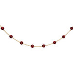 Buffalo Check Rag Ball & Wood Bead Garland - 6ft (2 Count Assortment)