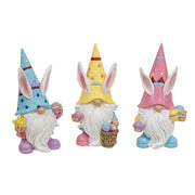 Resin Easter Bunny Gnome  (3 Count Assortment)