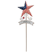 Americana Star Yard Stake - 20"  (2 Count Assortment)