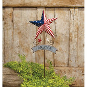 Americana Star Yard Stake - 20"  (2 Count Assortment)