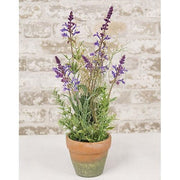 Potted Artifical Lavender - 17"