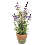 Potted Artifical Lavender - 17"