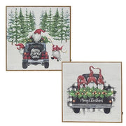 LED Merry Christmas Gnome Truck Art (2 Count Assortment)