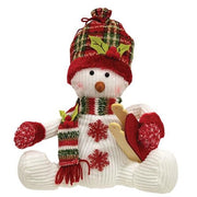 Stuffed Snowman with Hat & Scarf (Set of 2)