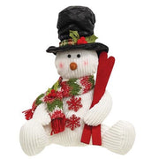 Stuffed Snowman with Hat & Scarf (Set of 2)