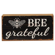 Distressed Bee Sayings Block  (6 Count Assortment)