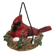 Resin Cardinal In Nest  (2 Count Assortment)