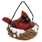 Resin Cardinal In Nest  (2 Count Assortment)