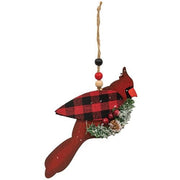 Wooden Cardinal Ornament  (3 Count Assortment)