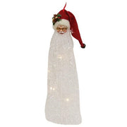 LED Tinsel Beard Santa Ornament  (3 Count Assortment)