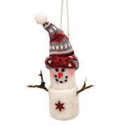 Plush Holiday Marshmallow Ornament  (2 Count Assortment)