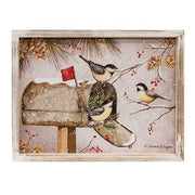 Winter Birds Fiber Optic Canvas  (2 Count Assortment)