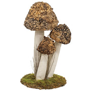 Mossy Mushroom Trio Shelf Sitter