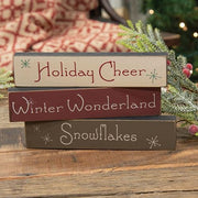 Winter Wonderland Block - 1.5x7x.75  (3 Count Assortment)