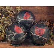 Cardinals Decorative Balls - 4"  (3 Count Assortment)