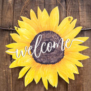 Sunflower Welcome Sign