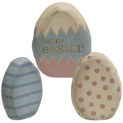 Happy Easter Egg Shelf Sitters (Set of 3)