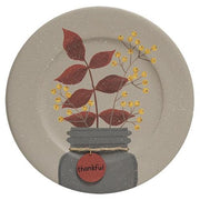 Fall Mason Jar Tag Plate  (3 Count Assortment)