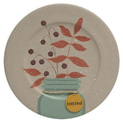 Fall Mason Jar Tag Plate  (3 Count Assortment)