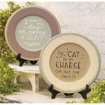 The Cat is In Charge Plate  (2 Count Assortment)