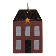 Wooden Primitive House Ornaments (Set of 3)