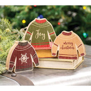 Christmas Sweater Chunky Sitter (3 Count Assortment)