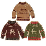 Christmas Sweater Chunky Sitter (3 Count Assortment)