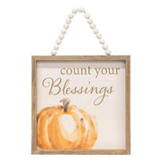 Count Your Blessings Beaded Sign  (2 Count Assortment)