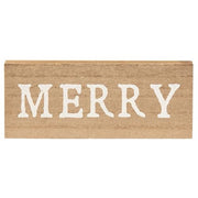 Merry Christmas Cardinal Block Stackers (Set of 3)