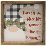 Gnome Home For Christmas Frame  (2 Count Assortment)