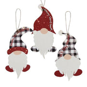 Santa Gnome Ornaments (Set of 3)