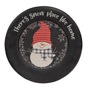 Snowman Rimmed Plate (3 Count Assortment)