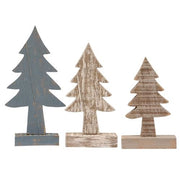 Rustic Wood Country Trees (Set of 3)