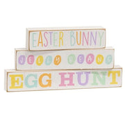 Easter Bunny Pastel Block Stackers (Set of 3)