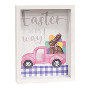 Easter is On It's Way Inset Box Sign (3 Count Assortment)