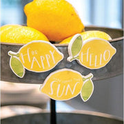 Be Happy Lemon Magnets (Set of 3)