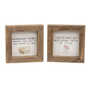 You're Not My Best Friend Mini Frame (2 Count Assortment)