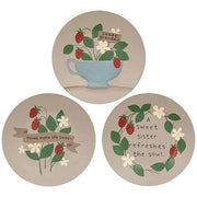 Sweet Strawberry Plate  (3 Count Assortment)