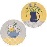 Hello Teapot Plate (2 Count Assortment)