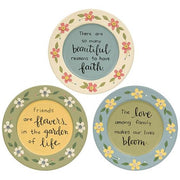 Friends Are Flowers Plate  (3 Count Assortment)