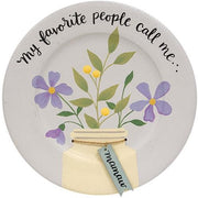 My Favorite People Call Me Grandma Plate (3 Count Assortment)