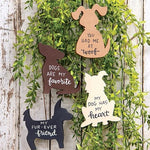 My Dog is My Favorite Wooden Ornaments (Set of 4)