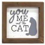 You Me and the Cat Shadowbox Frame