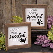 Grand Cats Spoiled Here Shadowbox Frame