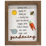 Gardening Shadowbox Frame