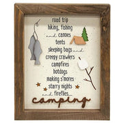 Camping Shadowbox Frame