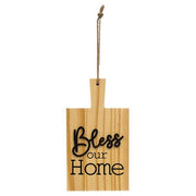 Bless Our Home Natural Cutting Board Ornament