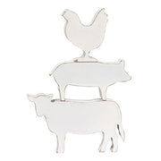 Shabby Chick Farm Animal Stacking Sitters (Set of 3)