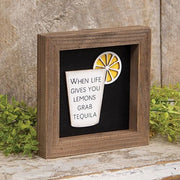 When Life Gives You Lemons Shadowbox Frame