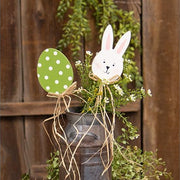 Easter Egg Or Bunny Plant Poke  (2 Count Assortment)